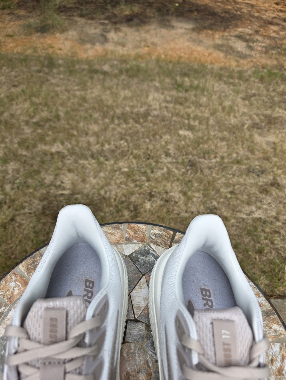 Brooks Ghost 17 1204311B092 Grey/Portabella Running Shoes Women Sz 9.5 B Worn 1x - Picture 7 of 9